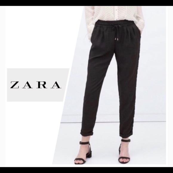 Zara drawstring trousers Clearance